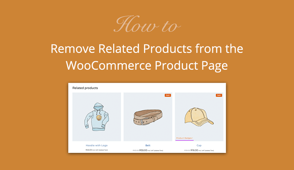 Easily remove Related Products on WooCommerce Product page