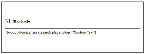 [woocustomizer_ajax_search] : setting the text in the ajax search bar