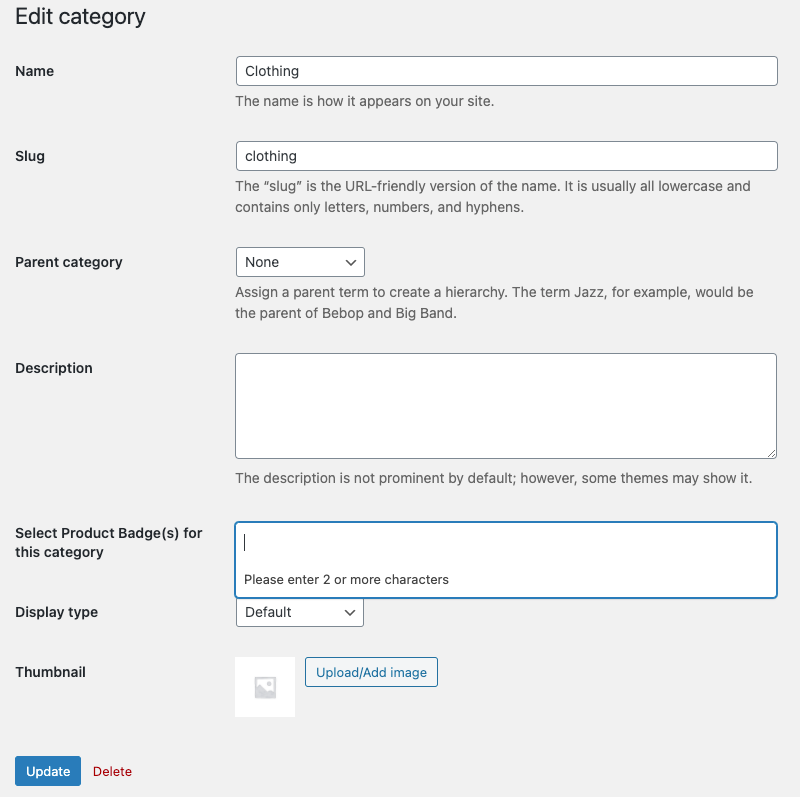 StoreCustomizer Product Badges - Adding badges to a product category